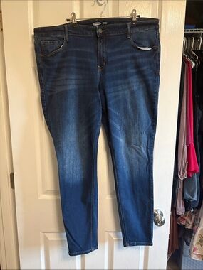 Old Navy Women's Dark Blue Skinny Jeans